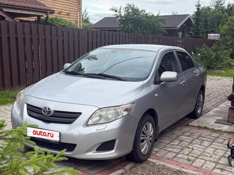 2007 Toyota Corolla X (E140, E150), серебристый, 650000 рублей, вид 1
