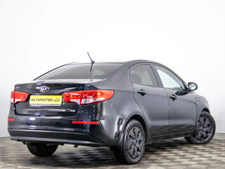 2016 Kia Rio III Рестайлинг, чёрный, 899000 рублей, вид 4