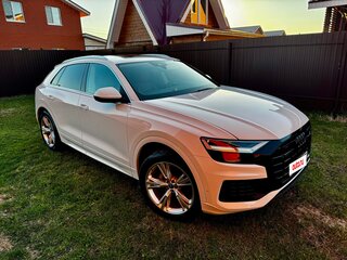 2021 Audi Q8 55 TFSI I (4M), белый, 6350000 рублей, вид 1