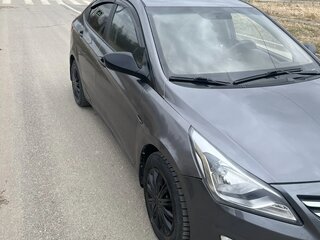 2014 Hyundai Solaris I Рестайлинг, серый, 520000 рублей, вид 1