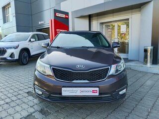 2016 Kia Rio III Рестайлинг, коричневый, 1142907 рублей, вид 2