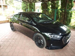 2018 Hyundai Elantra VI (AD), чёрный, 1440000 рублей, вид 3