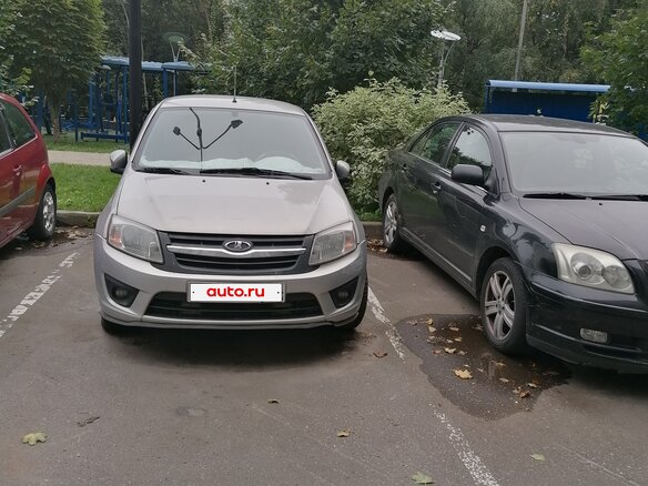 2017 Lada (ВАЗ) Granta I, серебристый, 550000 рублей - вид 1
