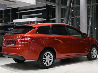 2018 Lada (ВАЗ) Vesta SW I, красный, 895000 рублей, вид 5