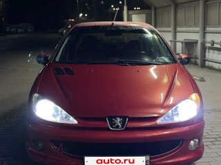 2008 Peugeot 206, красный, 210000 рублей, вид 1