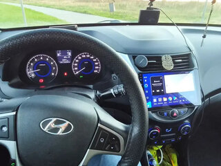 2016 Hyundai Solaris I Рестайлинг, чёрный, 750000 рублей, вид 5