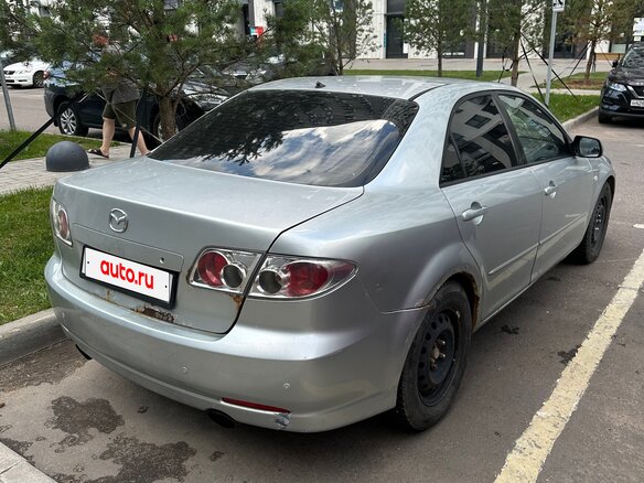 2006 Mazda 6 I (GG) Рестайлинг, серебристый - вид 3