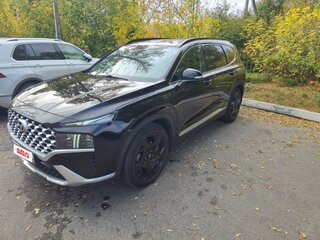 2021 Hyundai Santa Fe IV Рестайлинг, чёрный, 3550000 рублей, вид 2