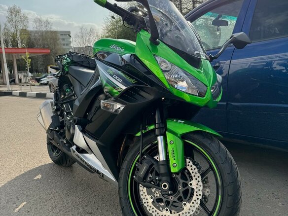 2016 Kawasaki Z 1000SX, зелёный, 750000 рублей - вид 1
