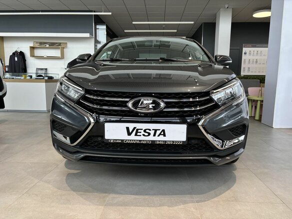 2026 Lada (ВАЗ) Vesta I Рестайлинг (NG), серый - вид 1