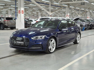 2018 Audi A5 II (F5), синий, 3090000 рублей, вид 1