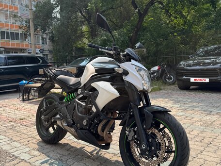 2015 Kawasaki ER-6N, белый, 525000 рублей, вид 2