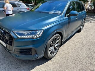 2021 Audi Q7 45 TDI II (4M) Рестайлинг, синий, 9000000 рублей, вид 1