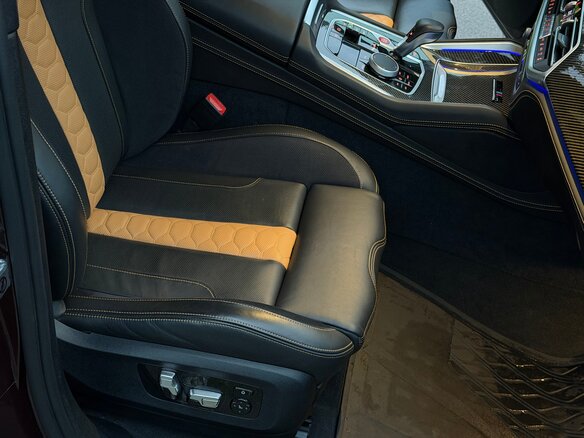 2020 BMW X6 M Competition III (F96), фиолетовый, 9600000 рублей - вид 20