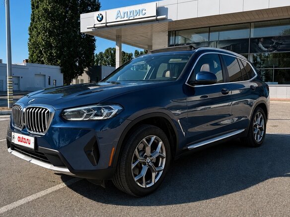 2023 BMW X3 30i III (G01) Рестайлинг, синий, 3886000 рублей