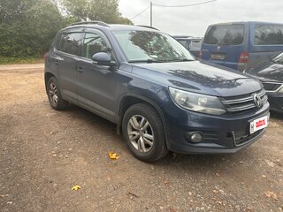2014 Volkswagen Tiguan I Рестайлинг, синий, 890000 рублей, вид 2