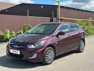2012 Hyundai Solaris I, фиолетовый, 489000 рублей, вид 1