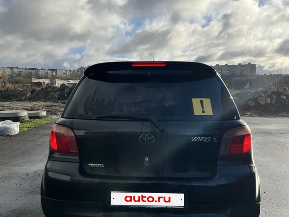 2000 Toyota Yaris I, чёрный - вид 6