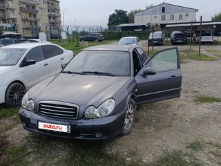 2002 Hyundai Sonata IV (EF) Рестайлинг, серый, 260000 рублей, вид 1