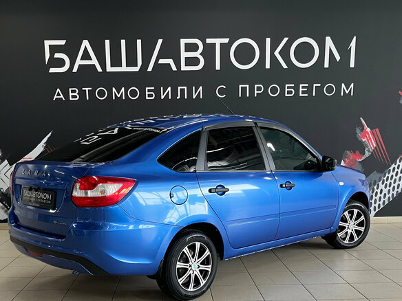 2021 Lada (ВАЗ) Granta I Рестайлинг, синий - вид 5