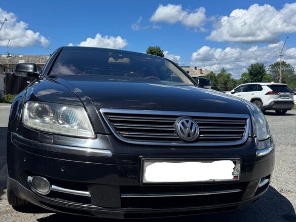 2008 Volkswagen Phaeton 5-Seater I, чёрный, 820000 рублей - вид 4
