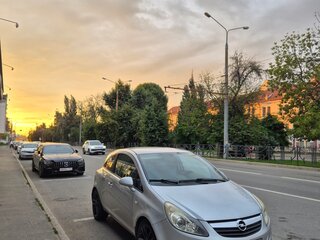 2008 Opel Corsa D, серебристый, 325000 рублей, вид 2
