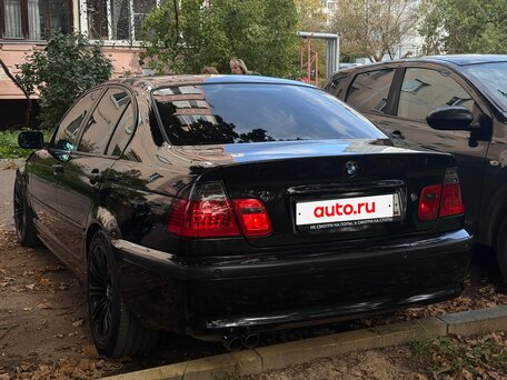 2002 BMW 3 серии 320d IV (E46) Рестайлинг, чёрный, 780000 рублей, вид 2