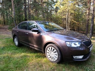 2014 Skoda Octavia III (A7), коричневый, 985000 рублей, вид 3