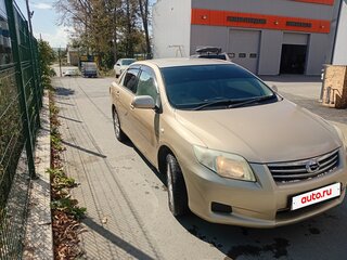 2008 Toyota Corolla Axio X (E140, E150), золотистый, 650000 рублей, вид 3