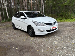 2016 Hyundai Solaris I Рестайлинг, белый, 1150000 рублей, вид 3
