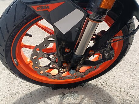 2017 KTM 390 Duke, оранжевый, 450000 рублей, вид 5