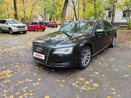 2010 Audi A8 Long III (D4), чёрный, 1280000 рублей, вид 1