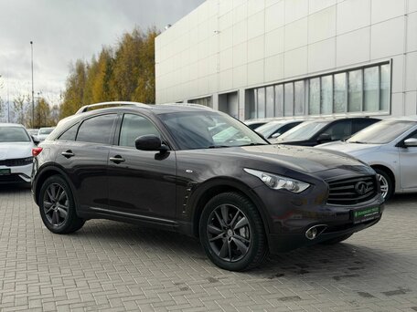2013 Infiniti FX37 II (S51) Рестайлинг, коричневый, 1780000 рублей, вид 3