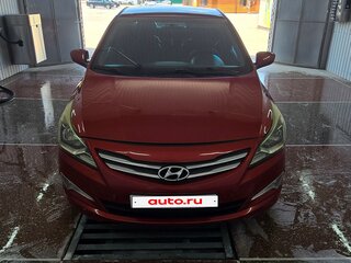 2016 Hyundai Solaris I Рестайлинг, красный, 900000 рублей, вид 2