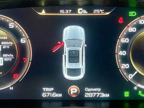 2024 Geely Tugella I Рестайлинг, серый, 2820000 рублей - вид 12