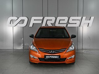 2015 Hyundai Solaris I Рестайлинг, оранжевый, 1080000 рублей, вид 3