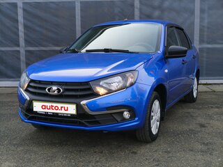 2021 Lada (ВАЗ) Granta I Рестайлинг, синий, 630000 рублей, вид 3