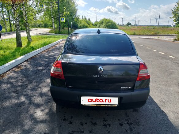 2006 Renault Megane II Рестайлинг, чёрный - вид 4