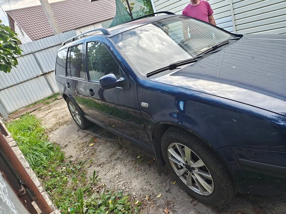 2000 Volkswagen Golf IV, синий - вид 4