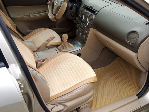 2005 Mazda 6 I (GG) Рестайлинг, золотистый, 550000 рублей - вид 3