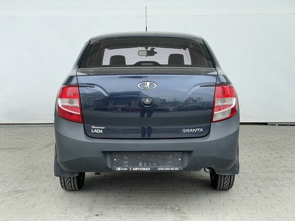 2012 Lada (ВАЗ) Granta I, синий, 356000 рублей - вид 5