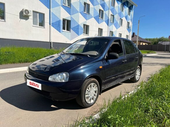 2008 Lada (ВАЗ) Kalina I, синий, 140000 рублей