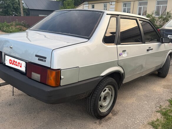2002 Lada (ВАЗ) 21099, серебристый, 160000 рублей - вид 7