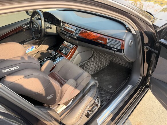 2012 Audi A8 Long III (D4), чёрный, 2700000 рублей - вид 7
