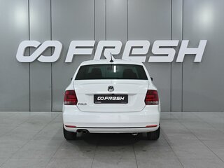 2019 Volkswagen Polo V Рестайлинг, белый, 1319000 рублей, вид 4