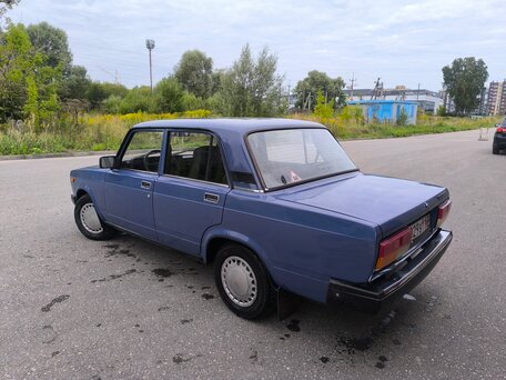 2007 Lada (ВАЗ) 2107, синий, 295000 рублей, вид 3