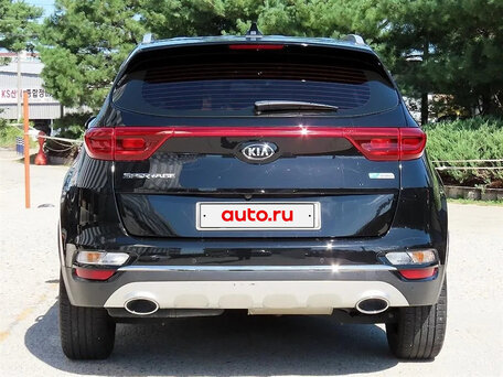 2019 Kia Sportage IV Рестайлинг, чёрный, 1600000 рублей, вид 4
