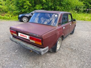 2008 Lada (ВАЗ) 2107, пурпурный, 75000 рублей, вид 5