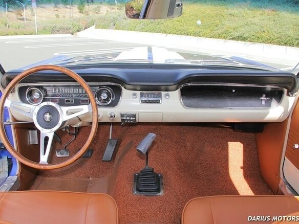 1965 Ford Mustang I, синий - вид 19