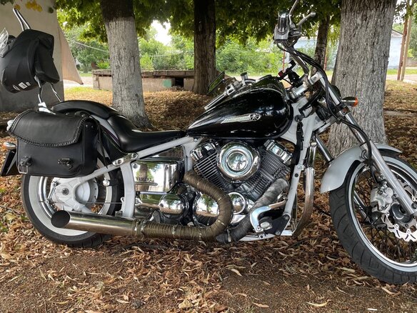 1999 Yamaha XVS400 Drag Star, чёрный, 420000 рублей - вид 6